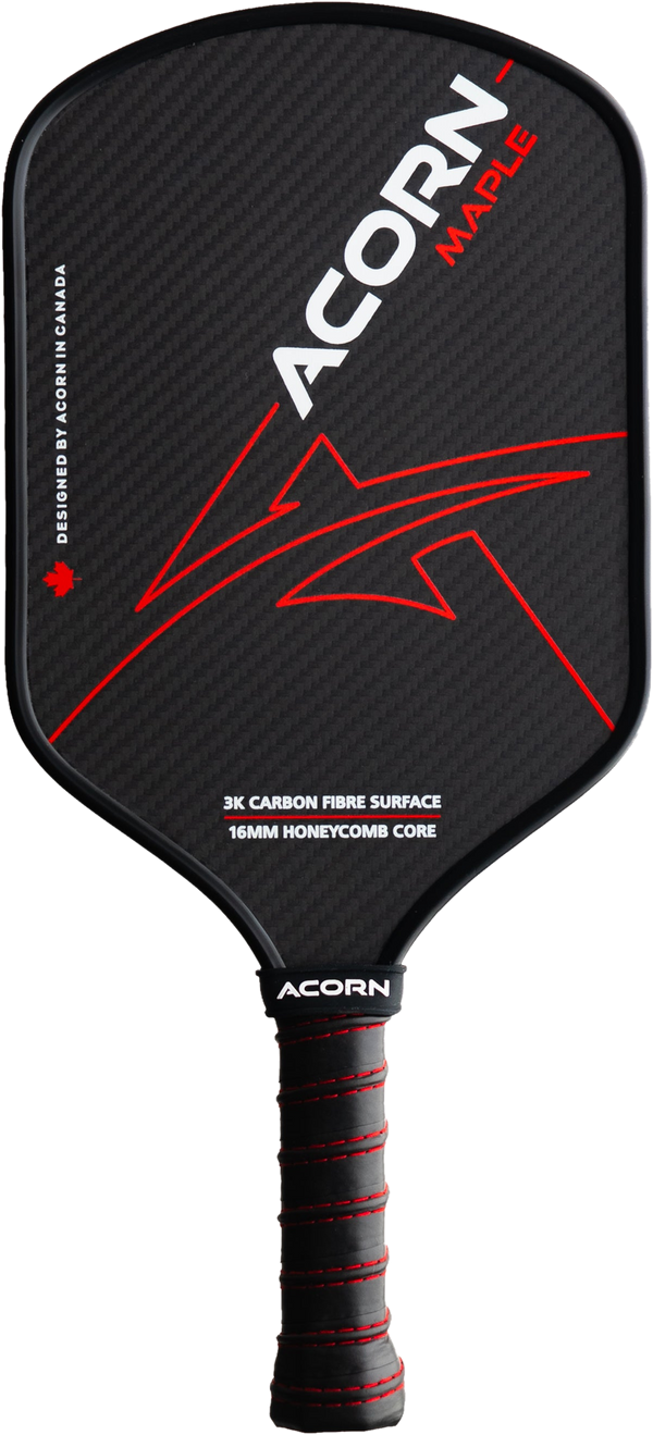 Acorn Maple pickleball paddle, front
